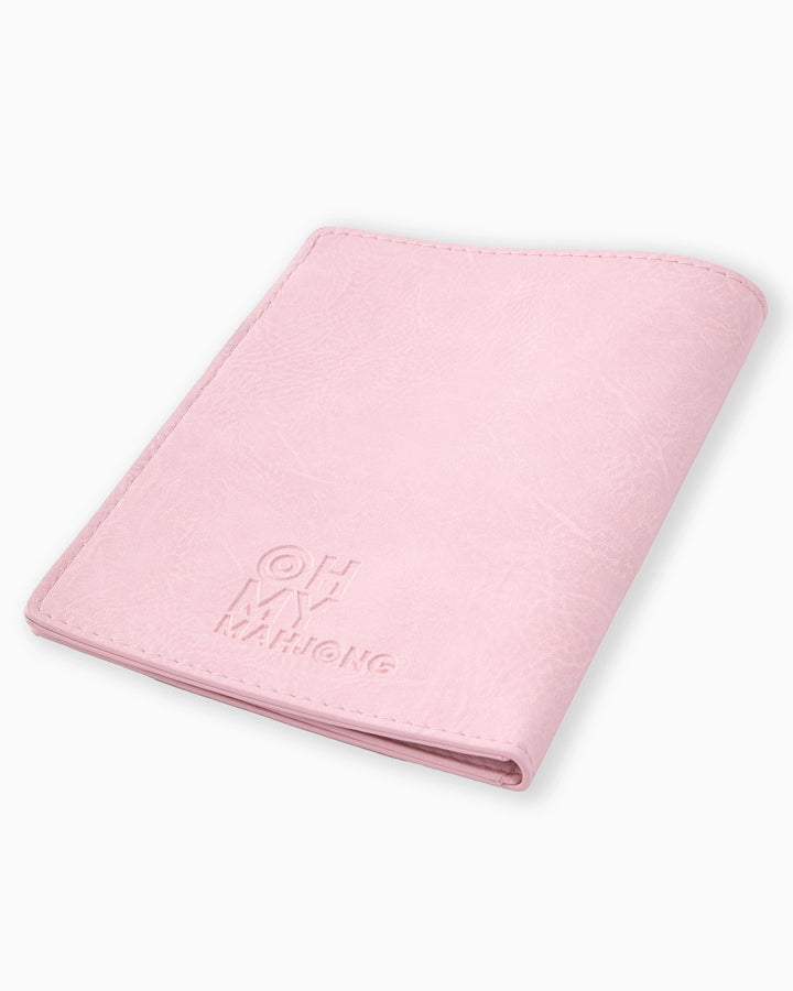 Oh My Mahjong Light Pink Mahjong Card Folio mahjong card folio for organized play and travel | Walker Boutique