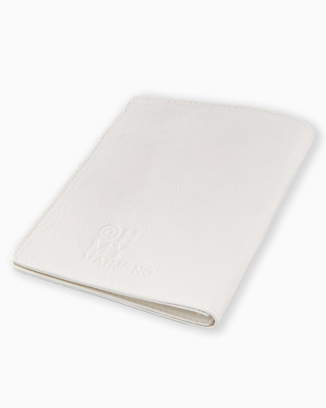 Oh My Mahjong White Mahjong Card Folio mahjong card folio for organized play and travel | Walker Boutique