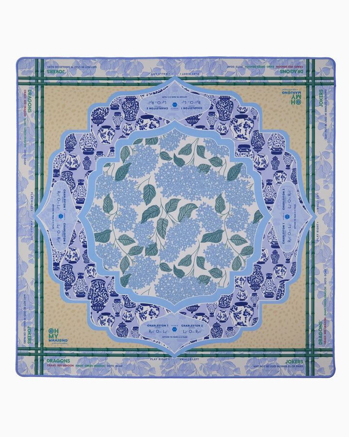 Oh My Mahjong Luna Mat in Tube mahjong mat in tube for stylish game night table setup | Walker Boutique