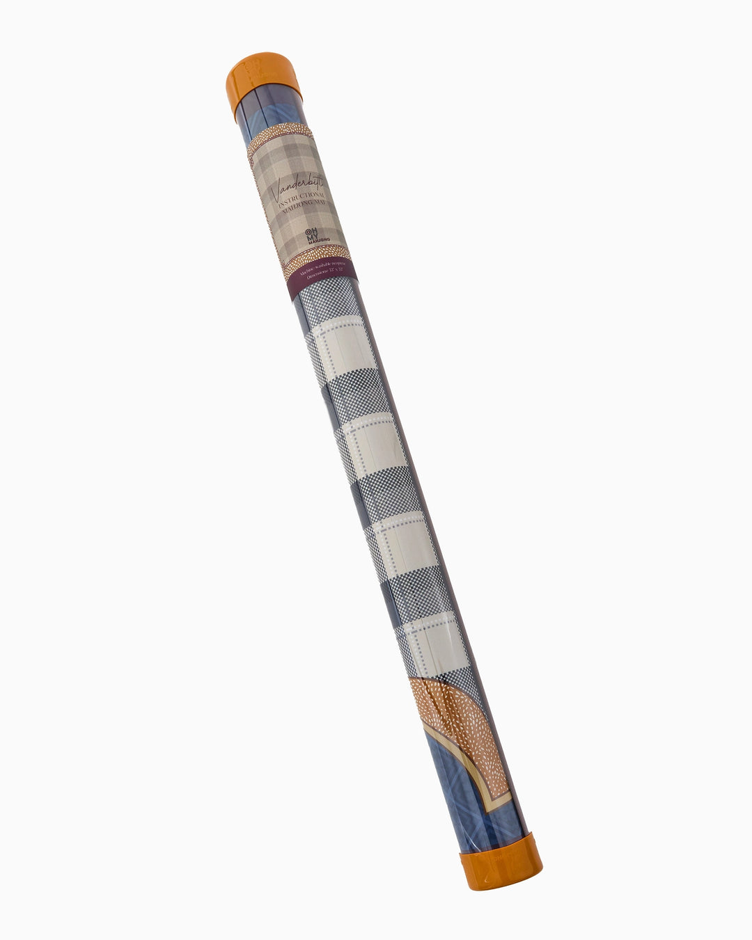 Oh My Mahjong Vanderbilt Mat in Tube mahjong mat in tube for stylish game night table setup | Walker Boutique