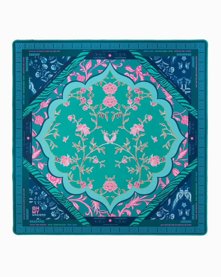 Oh My Mahjong Esme Mat in Tube mahjong mat in tube for stylish game night table setup | Walker Boutique