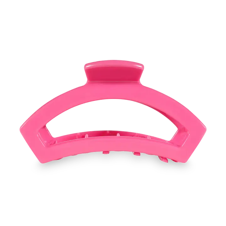 TELETIES paradise pink claw hair clip soft blush pink hair accessory strong grip durable clip