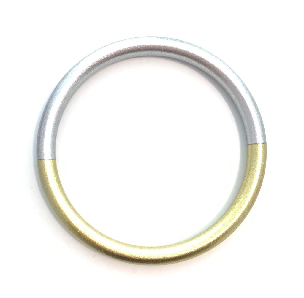 GOLD SILVER MIX BANGLE SET
