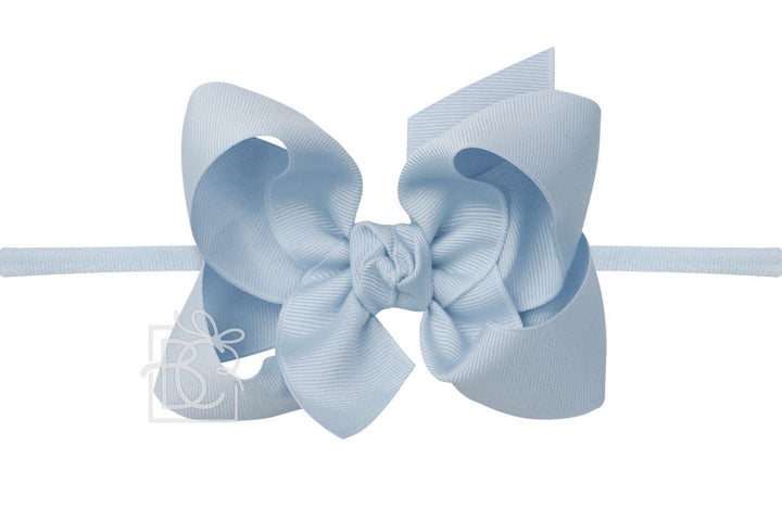 MILLENNIUM BLUE PANTYHOSE HEADBAND WITH BOW