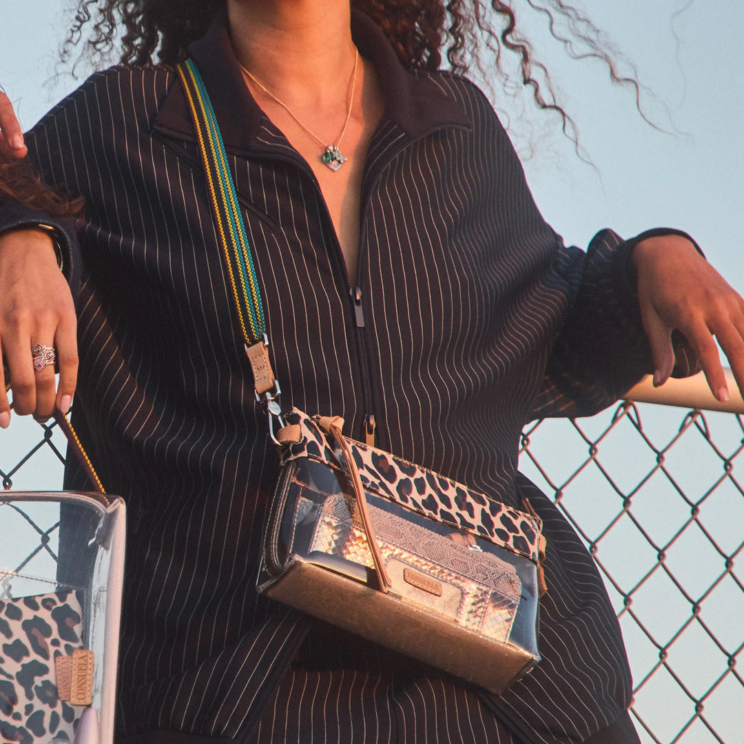CLEAR MONA MIDTOWN CROSSBODY