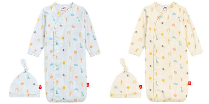 Lullaby Sky Magnetic Gown &amp; Hat Set