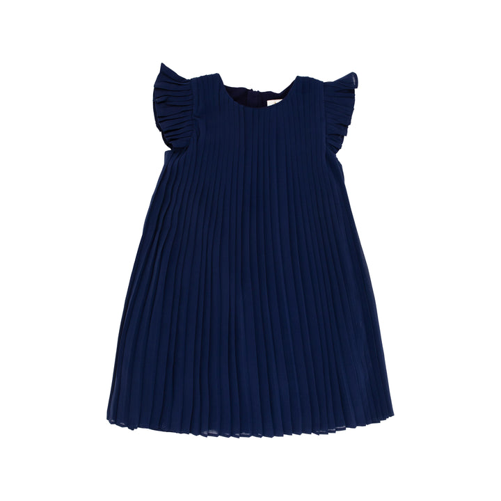 NANTUCKET NAVY PIPER PLEATED DRESS