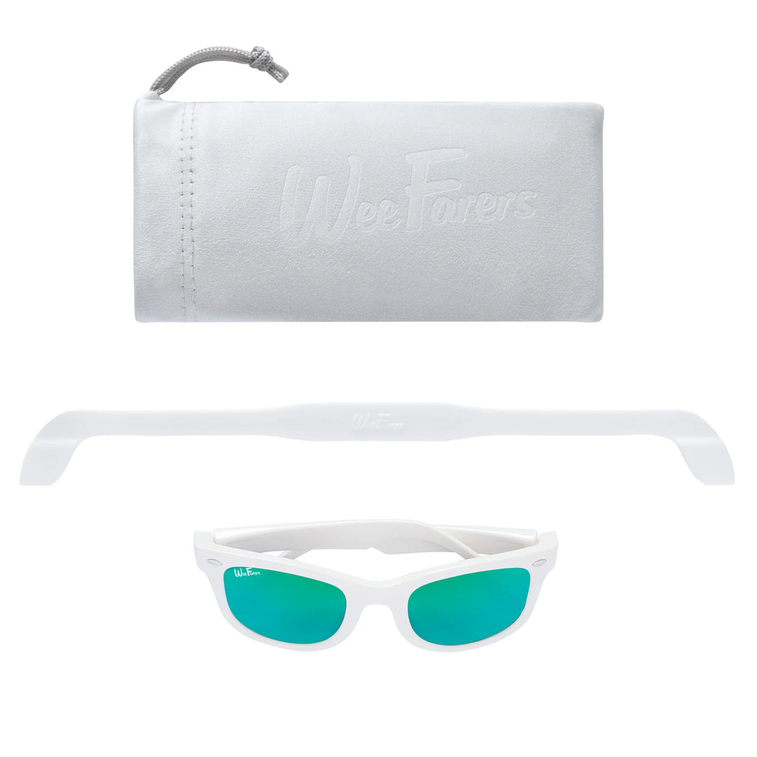 WHITE POLARIZED SUNGLASSES