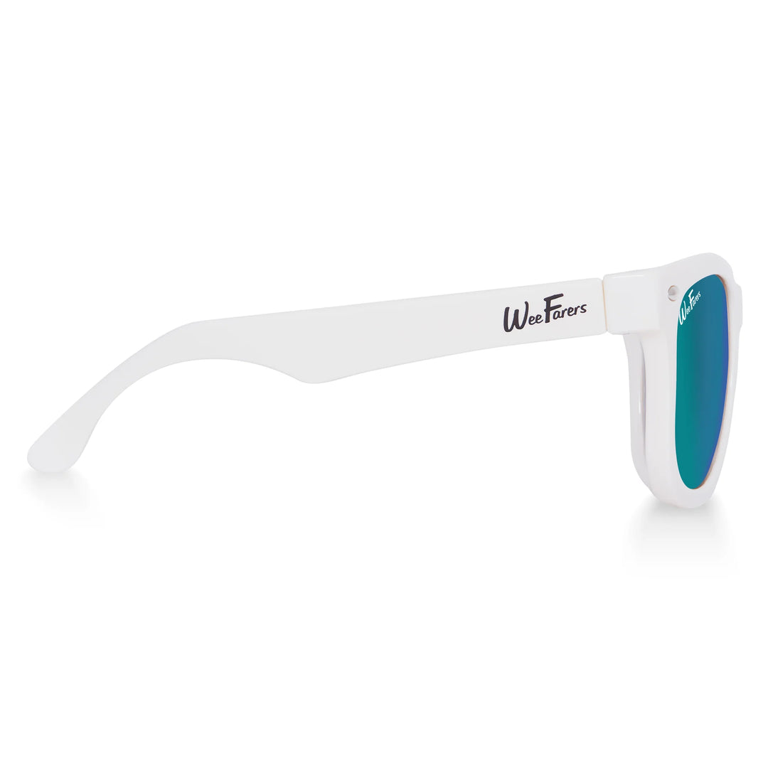 WHITE POLARIZED SUNGLASSES