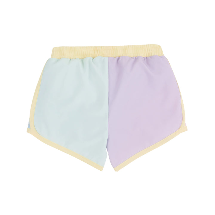 MULTICOLOR PREPLETIC SHIMMY SHAKE SHORTS