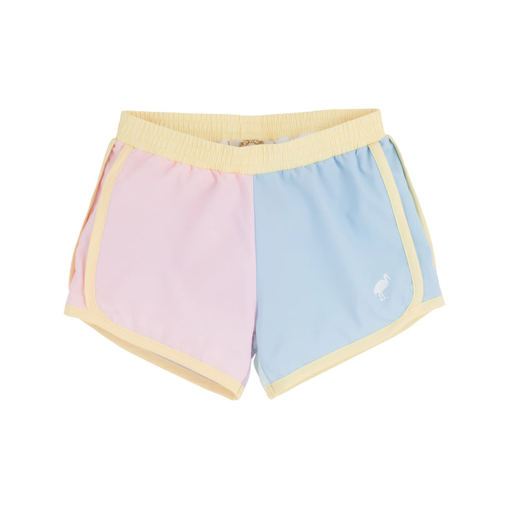 MULTICOLOR PREPLETIC SHIMMY SHAKE SHORTS