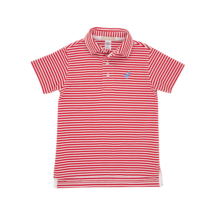 RICHMOND RED STRIPE  PRIM & PROPER POLO