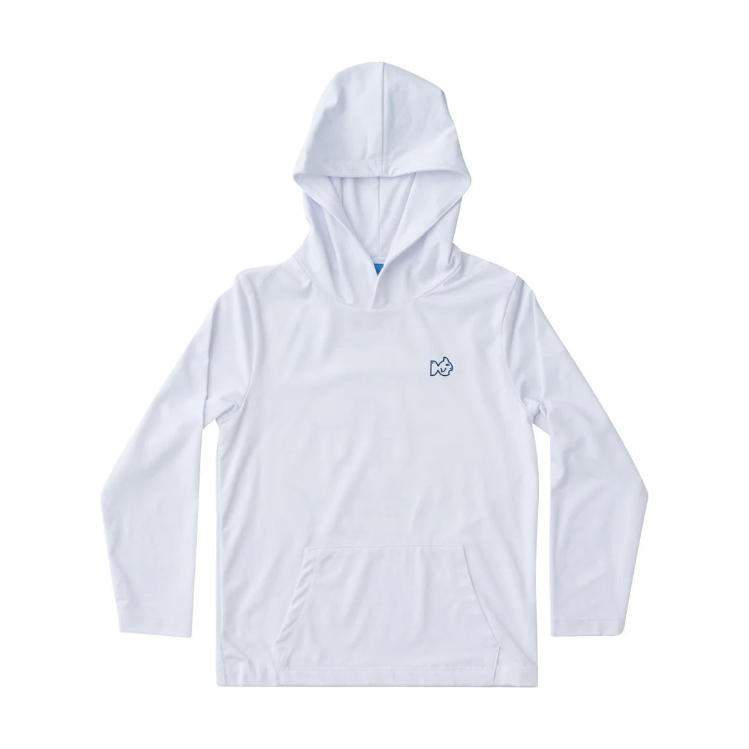 OFFSHORE SLAM WHITE PERFORMANCE HOODIE