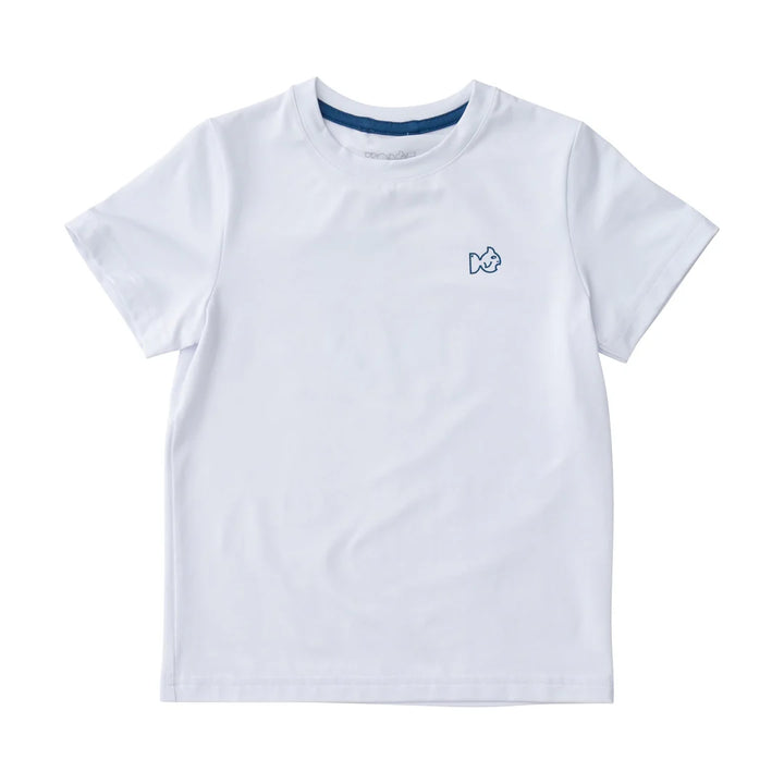 MAHI CATCH OF THE DAY WHITE PERFORMANCE TEE