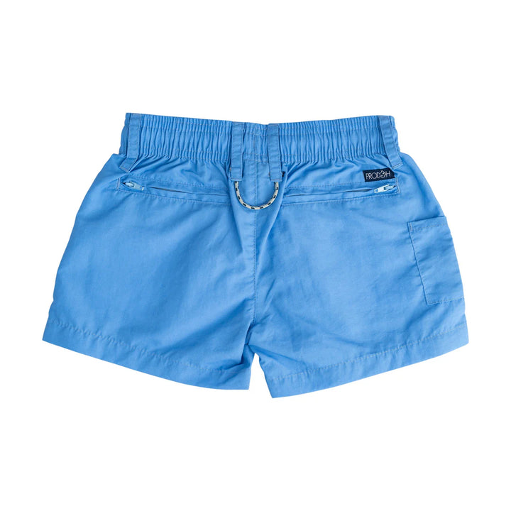 MARINA BLUE BOYS' OUTRIGGER PERFORMANCE SHORT