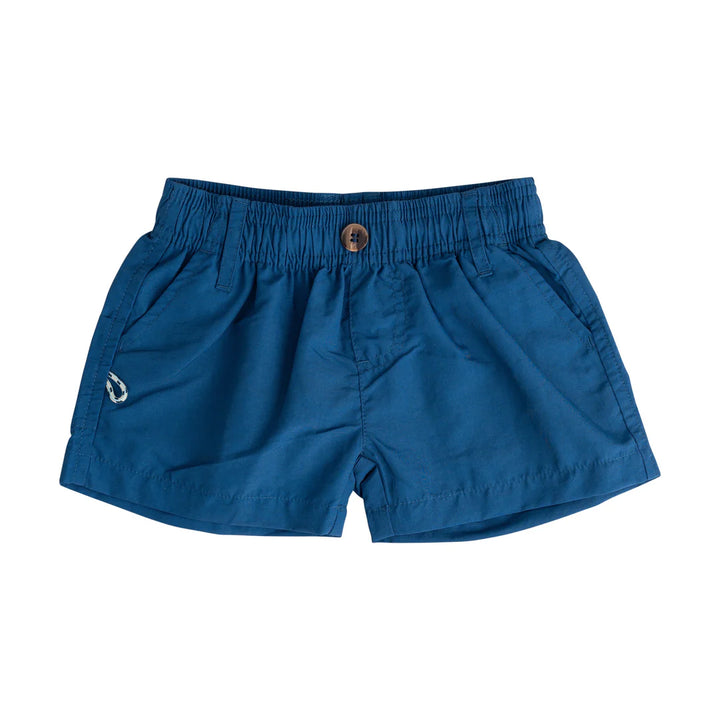 NAVY PEONY BOYS' OUTRIGGER PERFORMANCE SHORT
