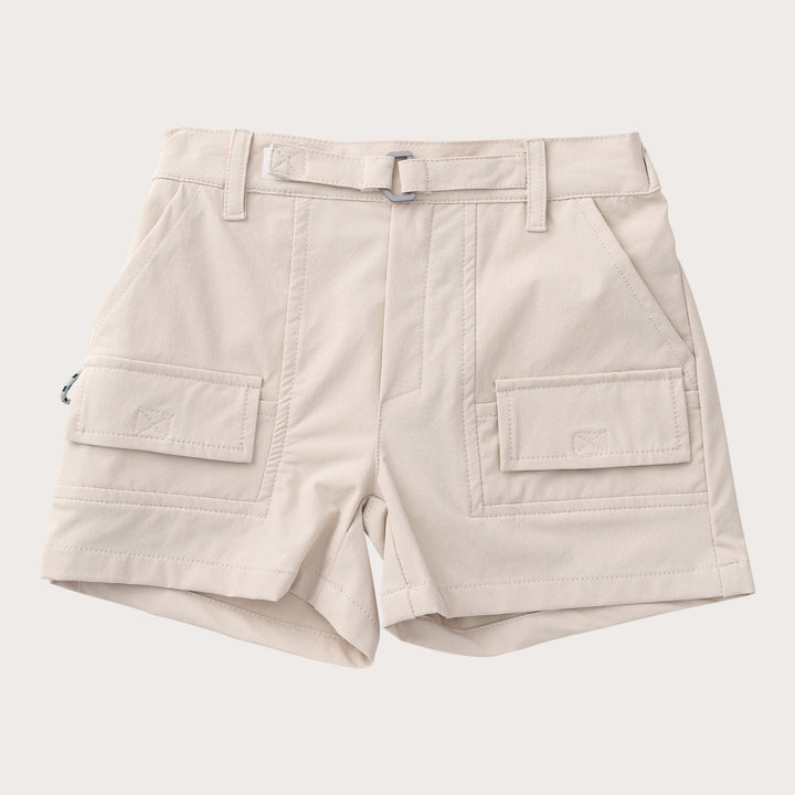 FEATHER GRAY KHAKI BOYS INSHORE PERFORMANCE SHORT