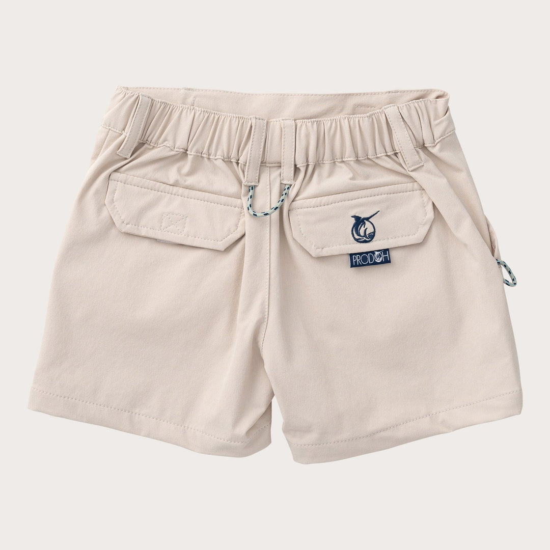 FEATHER GRAY KHAKI BOYS INSHORE PERFORMANCE SHORT
