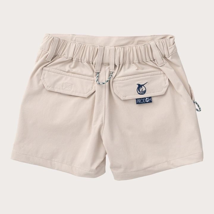 FEATHER GRAY KHAKI BOYS INSHORE PERFORMANCE SHORT