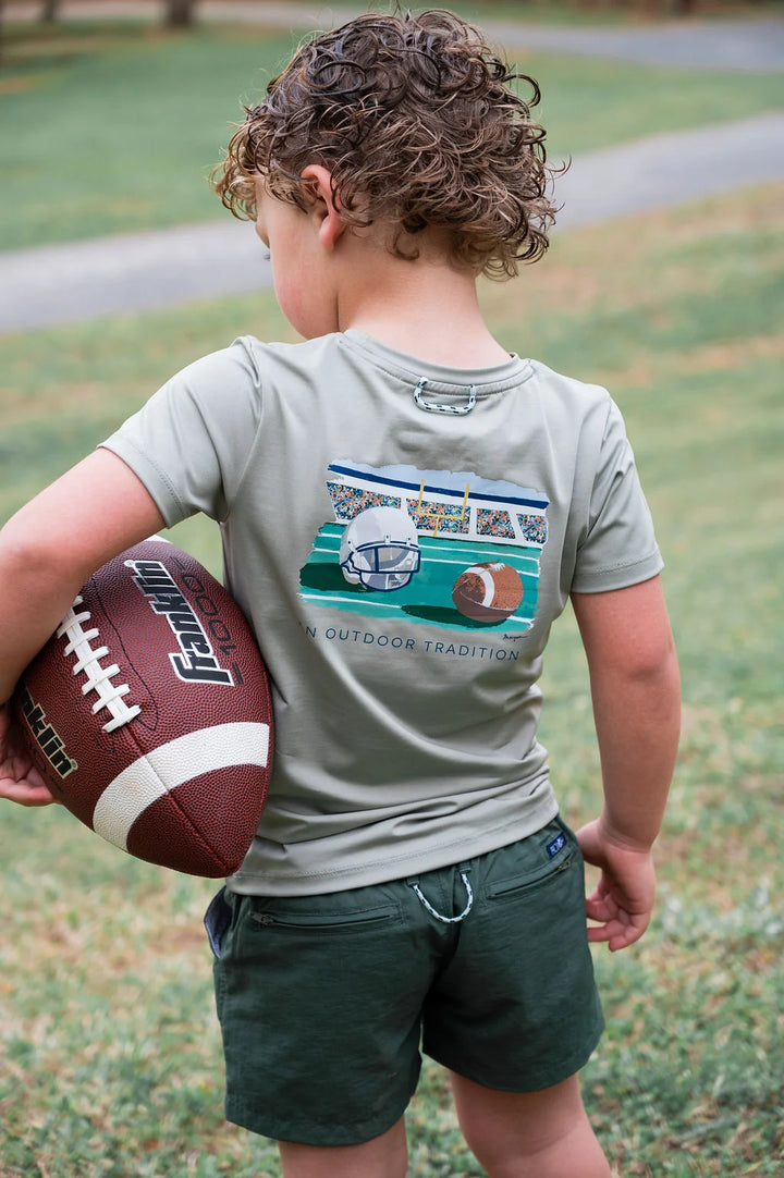 CAMPING GREEN BOYS OUTRIGGER PERFORMANCE SHORT