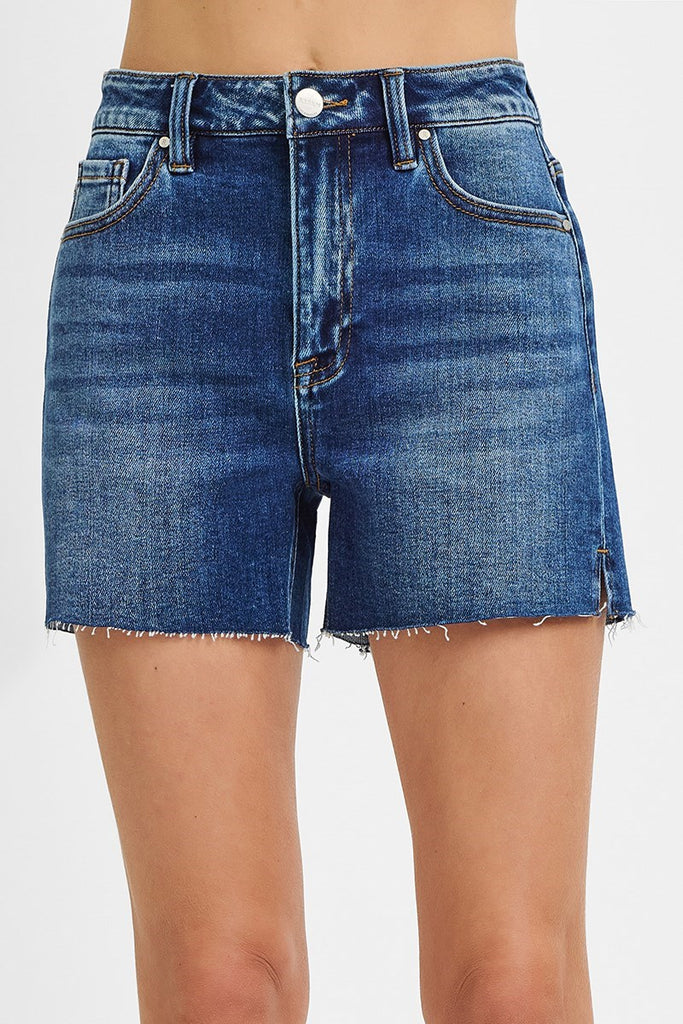 【CRITIC】WORMHOLE WASHED SHORT PANTS Idyllwind Women's High Risin' Galveston Wash Raw Edge Hem