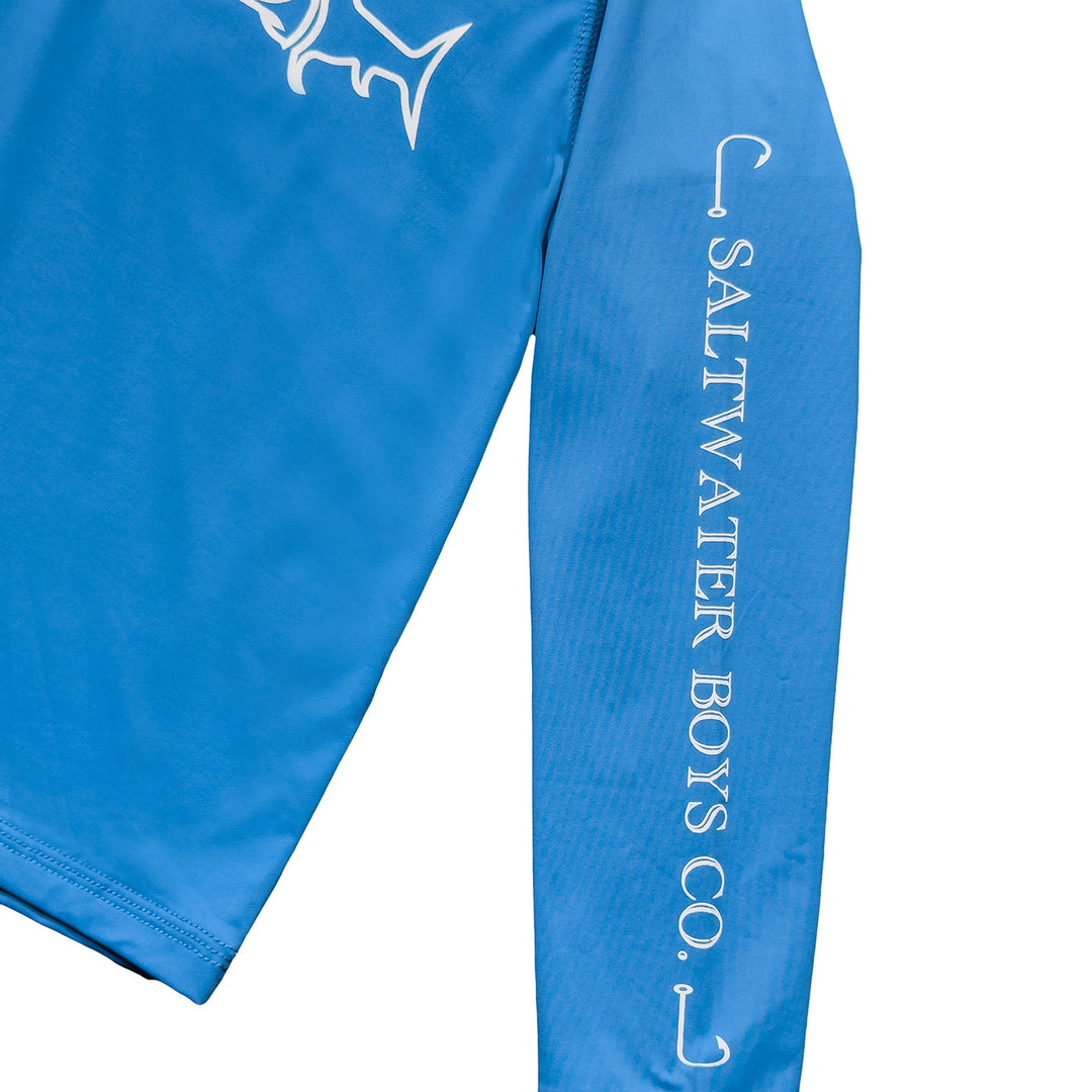 MEDIUM BLUE TYBEE RASHGUARD