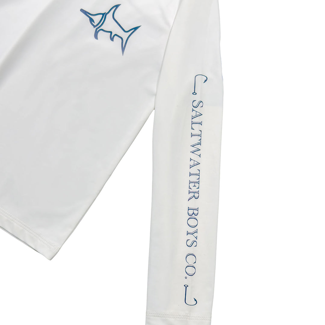 WHITE TYBEE RASHGUARD