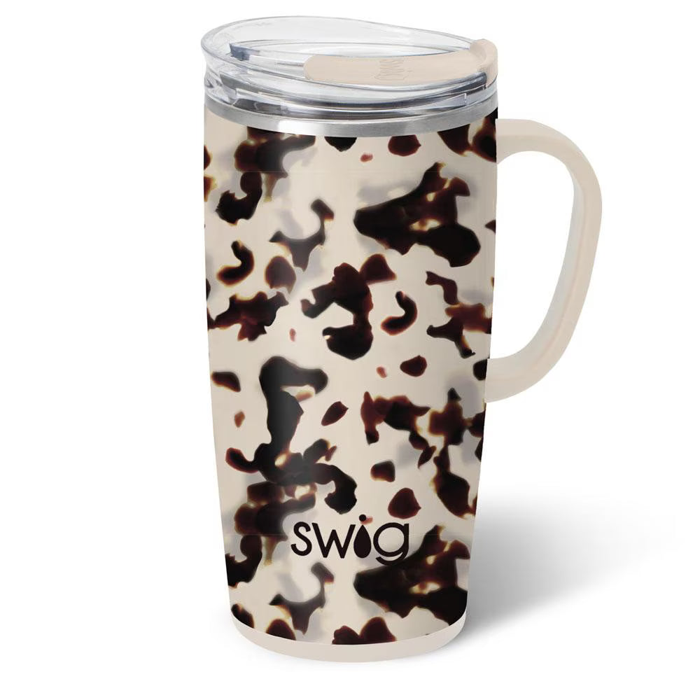 BLONDE TORTOISE TRAVEL MUG 22OZ