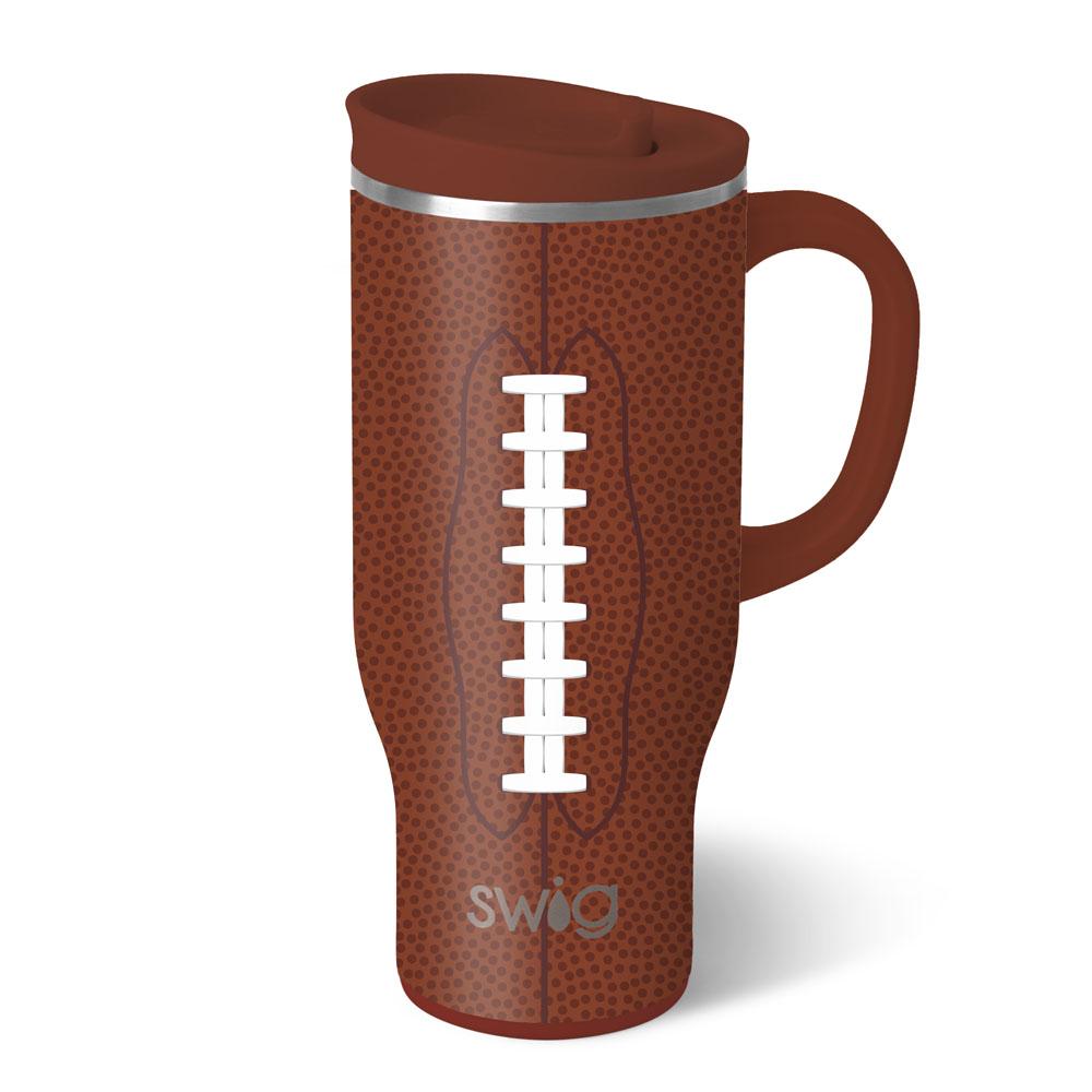 FOOTBALL LEAKPROOF TRAVEL MUG 24OZ