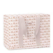 Ivory insulated travel tumbler with bold black printed phrase for keeping beverages cold | Walker Boutique