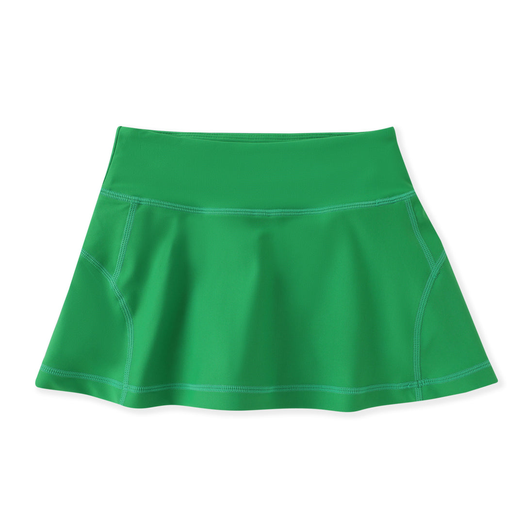 Green skirt on a white background
