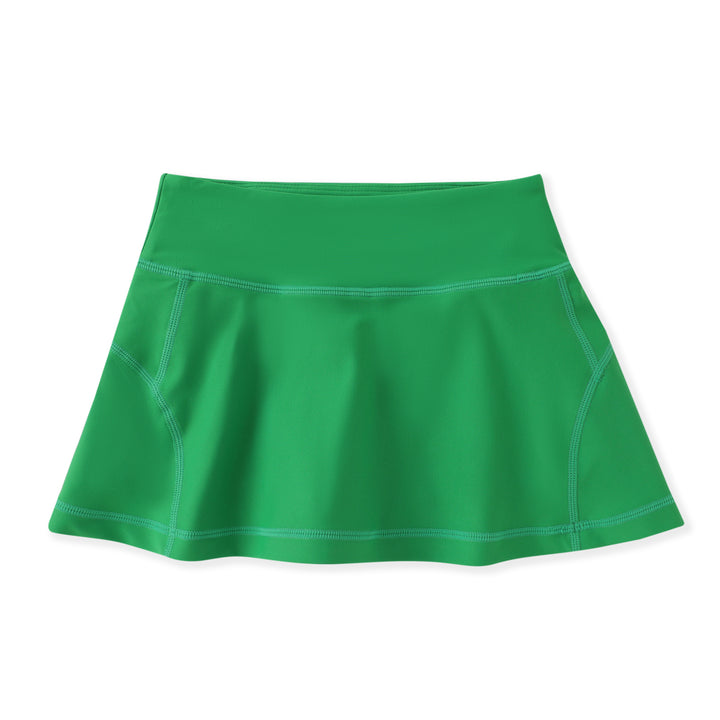 Green skirt on a white background
