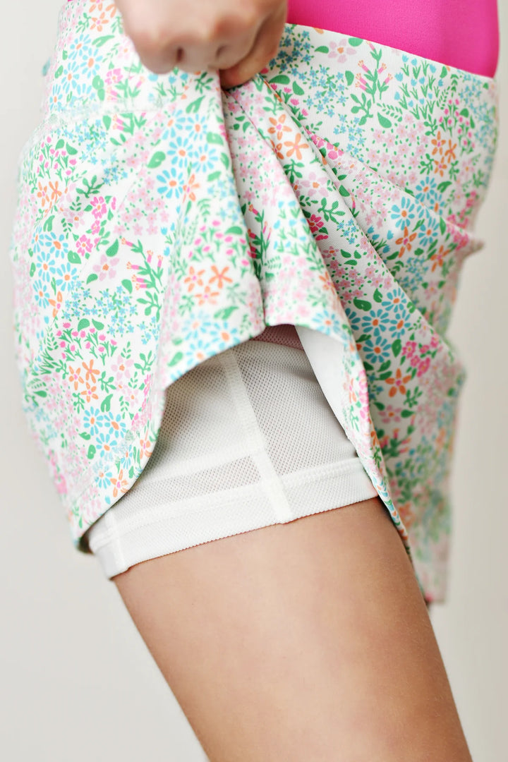 DITSY FLORAL TENNIS SKORT