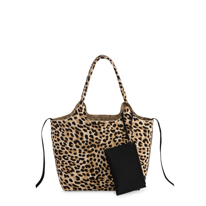 LEOPARD ROBBIE TOTE