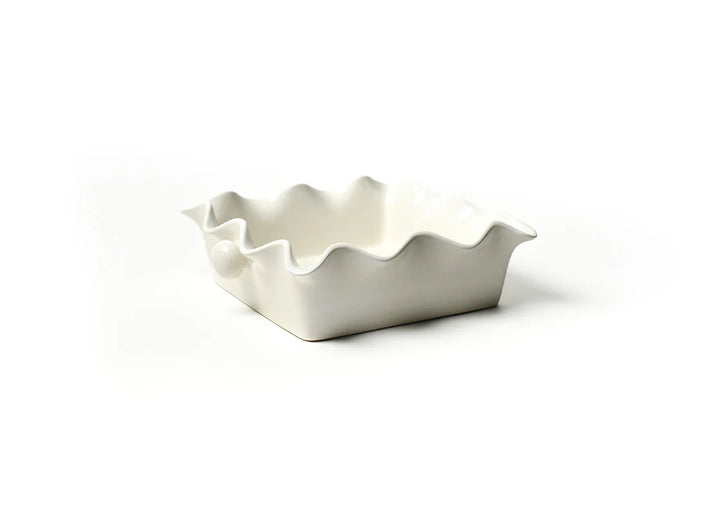 SIGNATURE WHITE 14 RUFFLE CASSEROLE