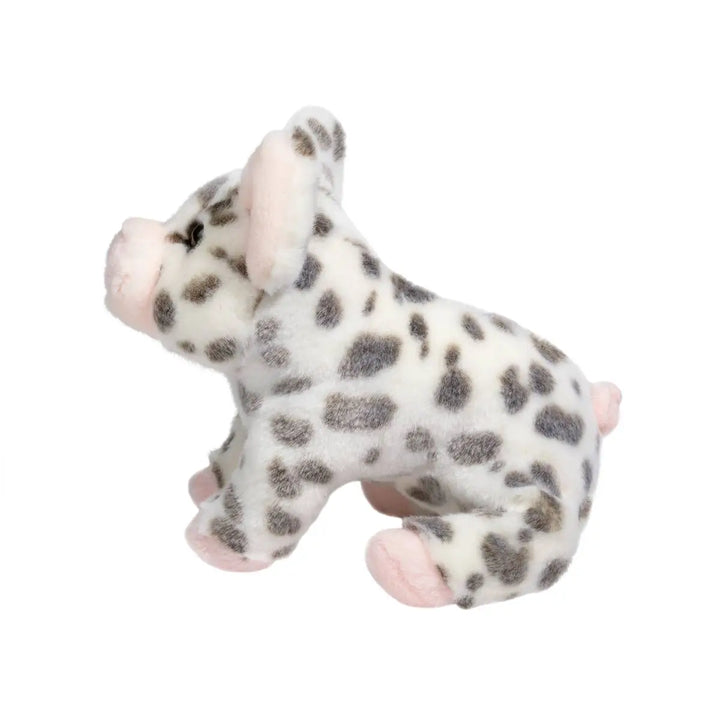 PAULINE BLACK SPOTTED PIG STUFFED ANIMAL