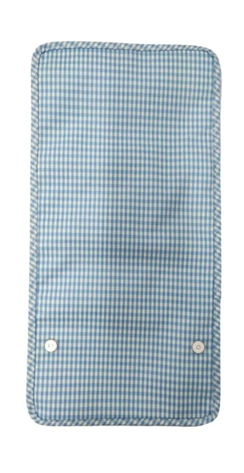 GINGHAM MIST MINI ROLLUP BAG