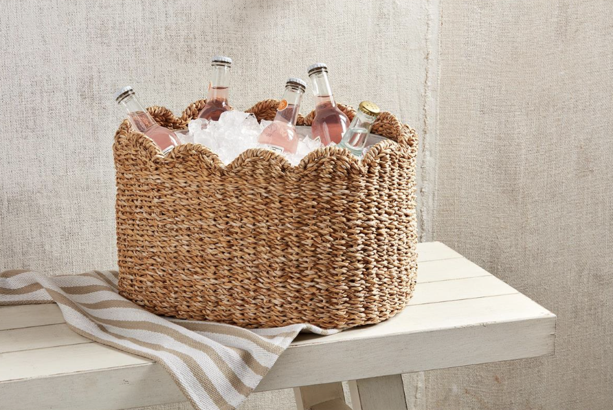 WOVEN SCALLOP PARTY TUB