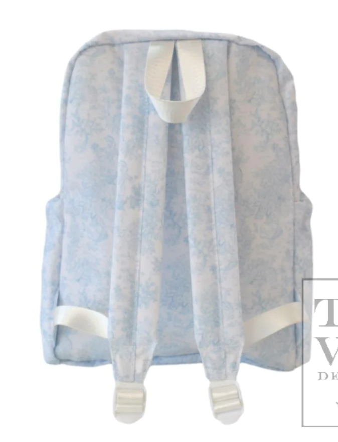 BLUE BUNNY TOILE BACKPACKER