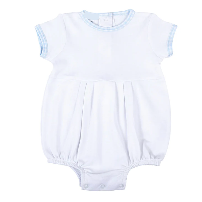 New Beginnings Blue Bubble – Classic Baby Boy Bubble Outfit