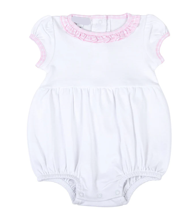 New Beginnings Pink Bubble – Classic Baby Girl Bubble Outfit