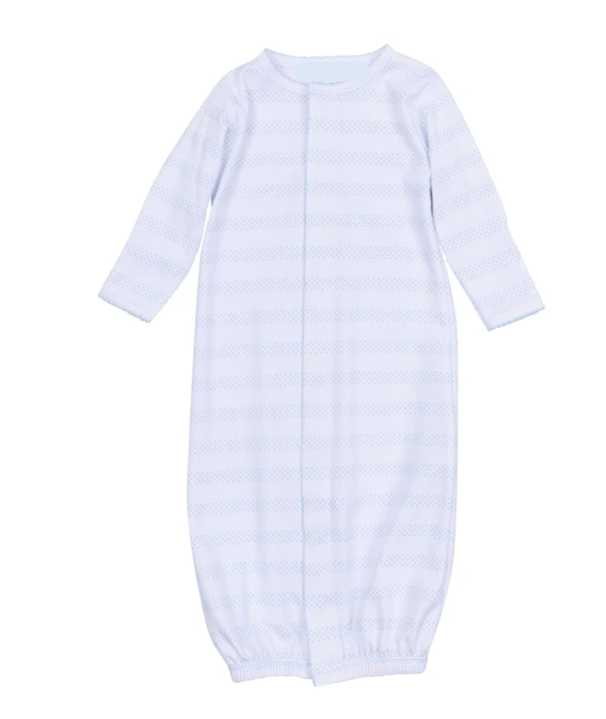 Baby of Mine Blue Converter Gown – Soft Baby Boy Newborn Sleepwear