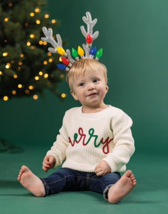 MERRY COTTON YARN SWEATER