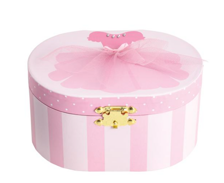 Ballet Tutu Jewelry Box – Keepsake Music Box for Girls with Ballerina Design | Walker Boutique