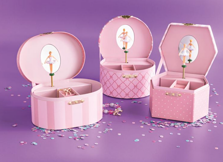 Ballerinas Musical Jewelry Box – Keepsake Music Box for Girls with Dancing Ballerina Design | Walker Boutique