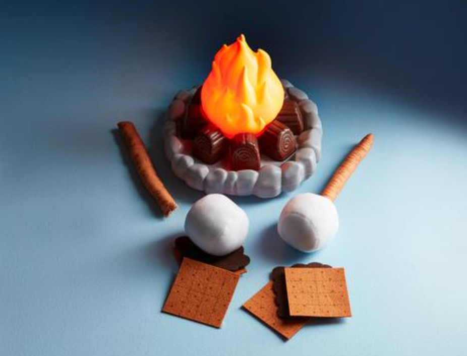 By the Campfire Play Set – Kids Pretend Camping Toy Set with Accessories | Walker Boutique
