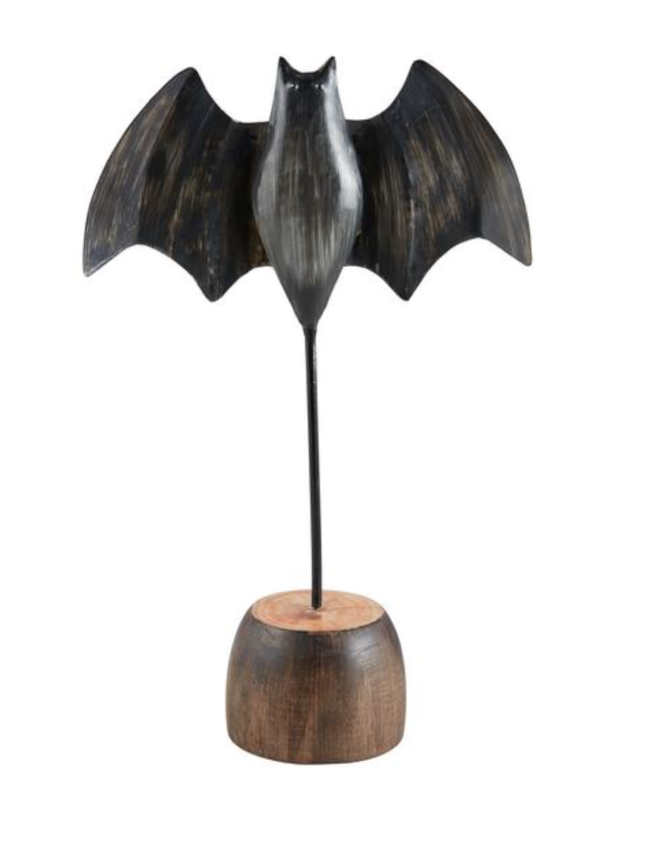 Halloween Tin Sitter – Festive Bat, Ghost, or Pumpkin Table Decoration | Walker Boutique