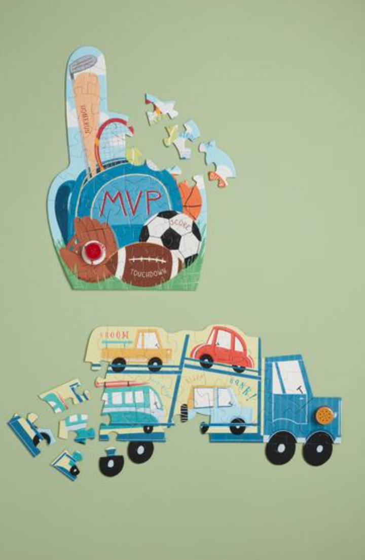 Transportation Sound Puzzle – Interactive Wooden Vehicle Puzzle Toy for Kids | Walker Boutique
