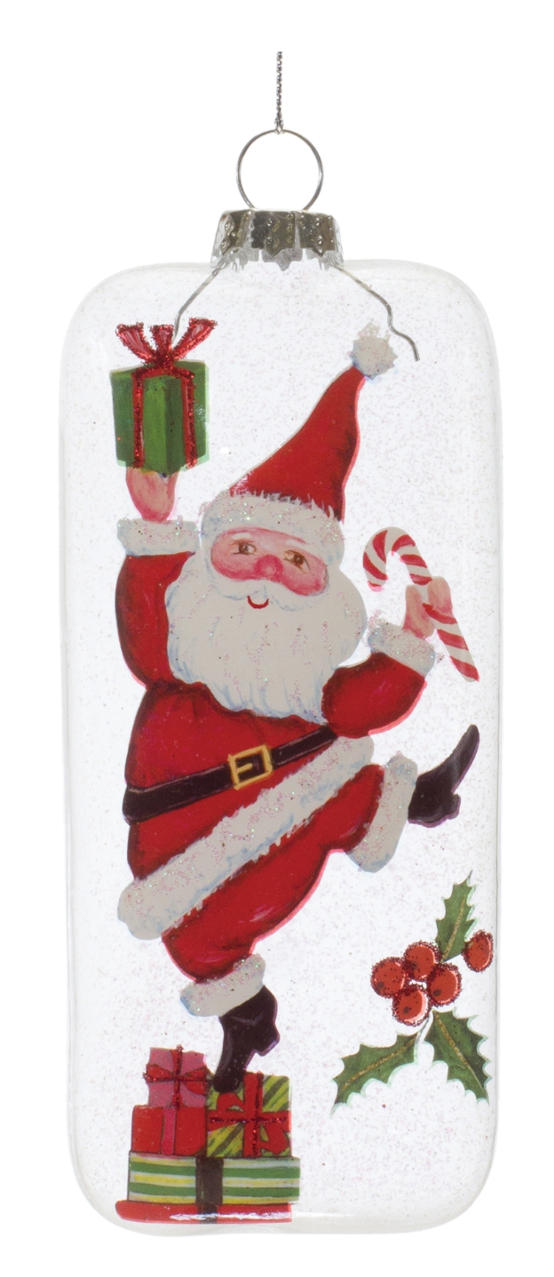 TALL SANTA ORNAMENT