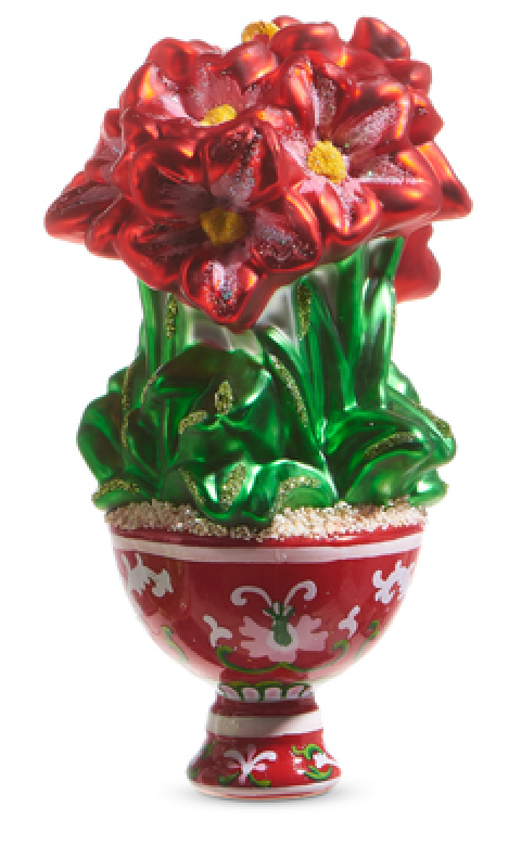 POTTED AMARYLLIS ORNAMENT